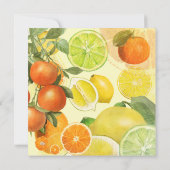  Citrus slaat de datum op Save The Date (Achterkant)