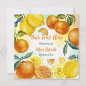  Citrus slaat de datum op Save The Date (Voorkant)