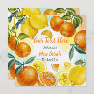  Citrus slaat de datum op Save The Date