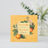  Citrus slaat de datum op Save The Date (Staand voorkant)