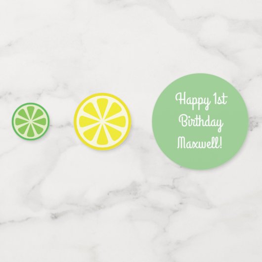 Citrus Slice Fruit Verjaardagsfeest Tafel Decor Confetti (Voorkanten)