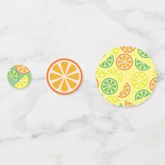 Citrus Slice Fruit Verjaardagsfeest Tafel Decor Confetti (Achterkanten)