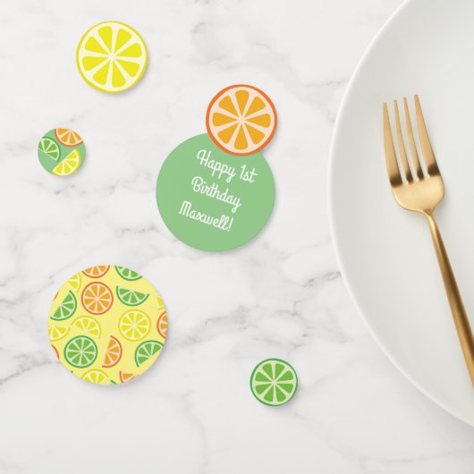 Citrus Slice Fruit Verjaardagsfeest Tafel Decor Confetti (Groep)