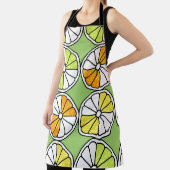 Citrus Slice Fruit, Zomer Naadloos. Schort (Insitu)
