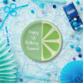 Citrus Slice Kind Birthday Papieren Bordje (Feest)