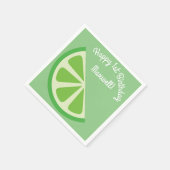 Citrus Slice Kind Birthday Summer Servet (Hoek)