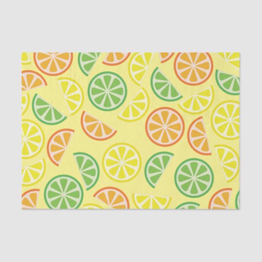 Citrus Slice Kind Birthday Summer Tissuepapier (Voorkant)