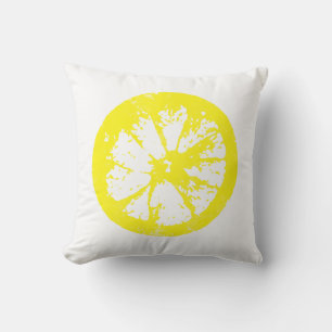Citrus Slice Lemon Pillow Kussen
