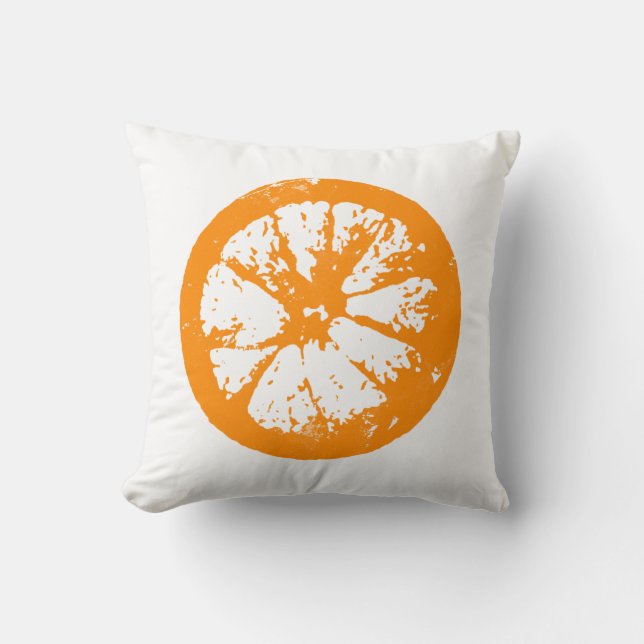 Citrus Slice Oranje Pillow Kussen (Voorkant)
