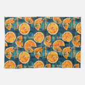 Citrus Slice Pattern Keukenhanddoek (Horizontaal)
