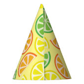 Citrus Slice verjaardagsfeestje Feesthoedjes (Achterkant)