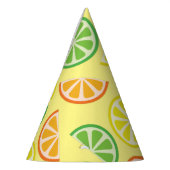 Citrus Slice verjaardagsfeestje Feesthoedjes (Links)