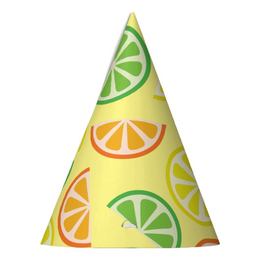 Citrus Slice verjaardagsfeestje Feesthoedjes (Links)