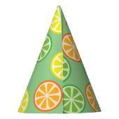 Citrus Slice verjaardagsfeestje Feesthoedjes (Achterkant)