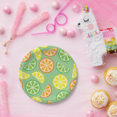 Citrus Slice verjaardagsfeestje Papieren Bordje (Feest)