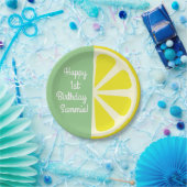 Citrus Slice verjaardagsfeestje Papieren Bordje (Feest)