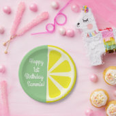 Citrus Slice verjaardagsfeestje Papieren Bordje (Feest)