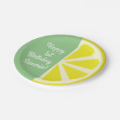 Citrus Slice verjaardagsfeestje Papieren Bordje (Gekanteld)