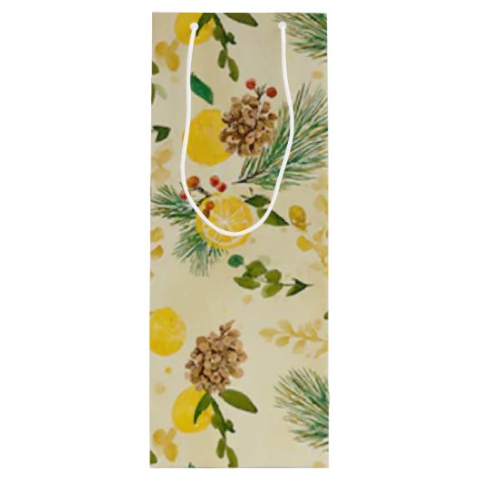 citrus slice wijn cadeautas (Achterkant)