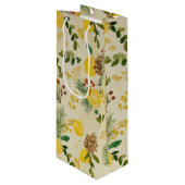 citrus slice wijn cadeautas (Voorkant Gekanteld)