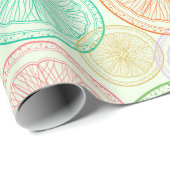 Citrus Slices Cadeaupapier (Rol Hoek)