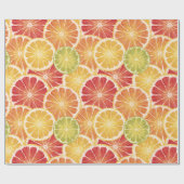Citrus Slices Cadeaupapier (Vlak)