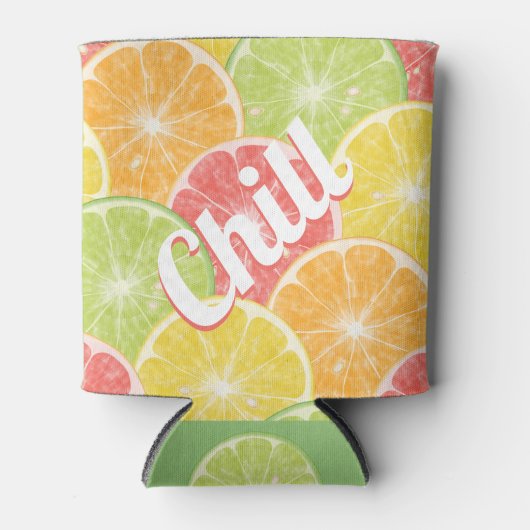 Citrus Slices Chill Blikjeskoeler (Voorkant)