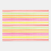 Citrus Slices en Stripes Inpakpapier Vel (Voorkant 2)