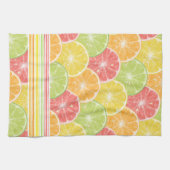 Citrus Slices en Stripes Kitchen Towel Theedoek (Horizontaal)