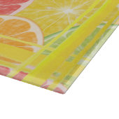 Citrus Slices en Stripes Snijplank (Hoek)
