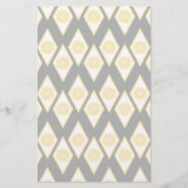 Citrus Slices in het moderne diamantpatroon Briefpapier (Voorkant)