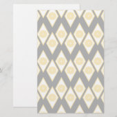 Citrus Slices in het moderne diamantpatroon Briefpapier (Voorkant / Achterkant)