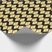 Citrus Slices in het moderne diamantpatroon Cadeaupapier (Hoek)