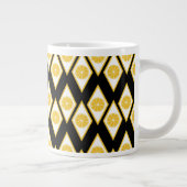 Citrus Slices in het moderne diamantpatroon Grote Koffiekop (Rechts)