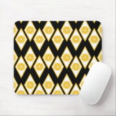 Citrus Slices in het moderne diamantpatroon Muismat (Met muis)