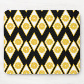 Citrus Slices in het moderne diamantpatroon Muismat (Voorkant)