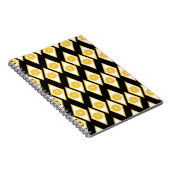 Citrus Slices in het moderne diamantpatroon Notitieboek (Rechterzijde)
