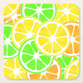 Citrus Slices Kartonnen Onderzetters (Voorkant)