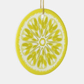 Citrus Slices Lemon Keramisch Ornament (Rechts)