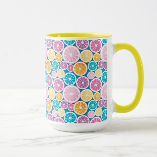 Citrus Slices Pattern Mok (Rechts)