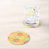 Citrus Slices Ronde Kartonnen Onderzetter (Insitu)
