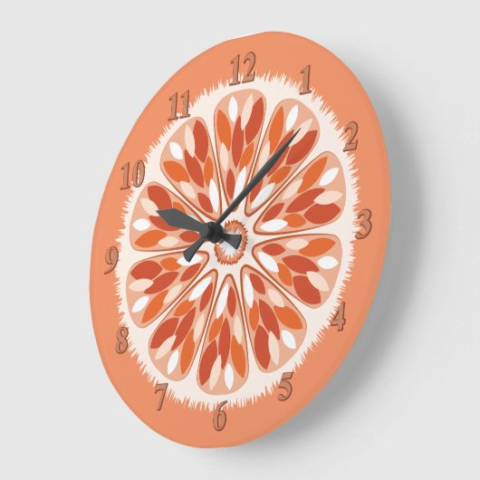 Citrus Slices Sinaasappel Grote Klok (Hoek)