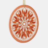 Citrus Slices Sinaasappel Keramisch Ornament (Rechts)