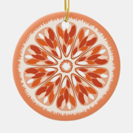 Citrus Slices Sinaasappel Keramisch Ornament