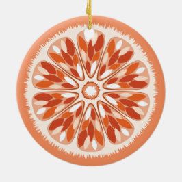 Citrus Slices Sinaasappel Keramisch Ornament