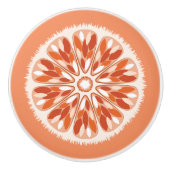 Citrus Slices Sinaasappel Keramische Knop (Voorkant)