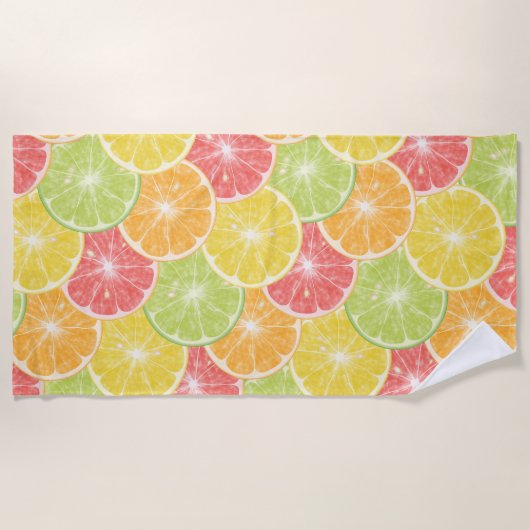 Citrus Slices Strandlaken (Voorkant)
