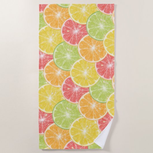 Citrus Slices Strandlaken (Voorkant)