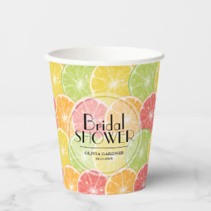 Citrus Slices Vrijgezellenfeest Paper Cups Papieren Bekers