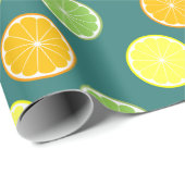 Citrus Slices Wrapping Paper Cadeaupapier (Rol Hoek)
